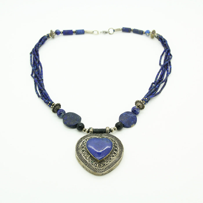 Lapis Lazuli, Afghan Vintage Necklace