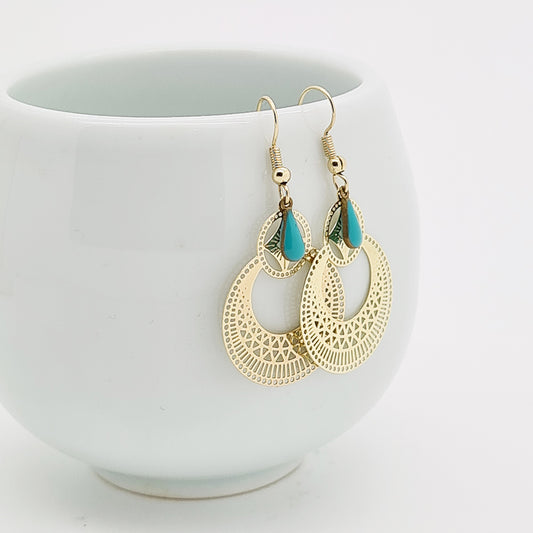 Turquoise Drop Earrings