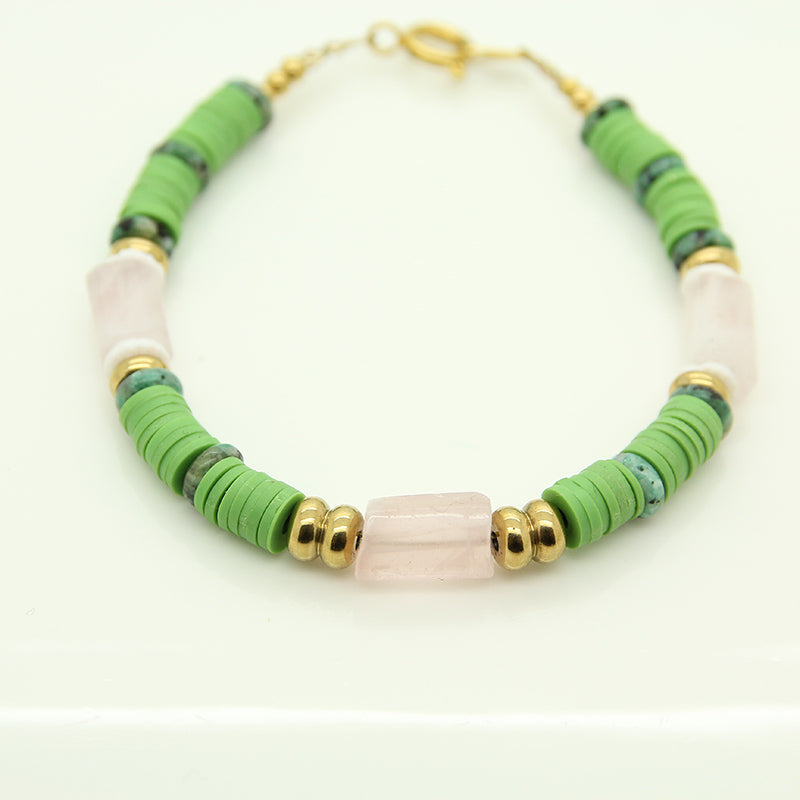 Rose Quartz Oasis Bracelet
