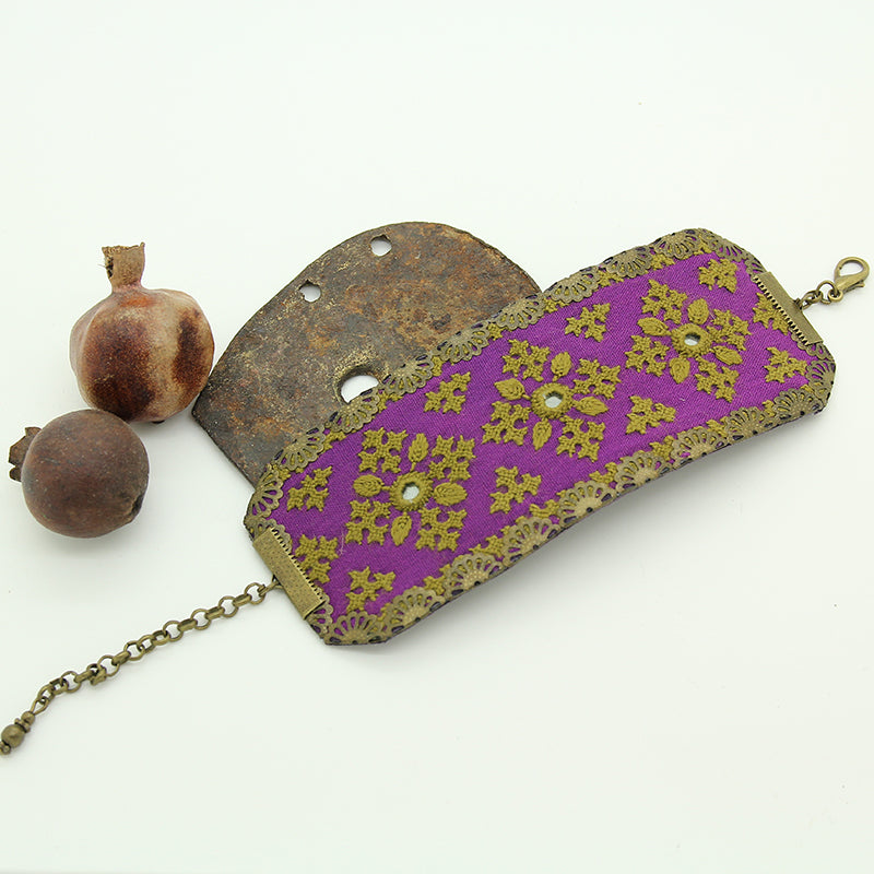 Regal Embellishment Bracelet, Purple