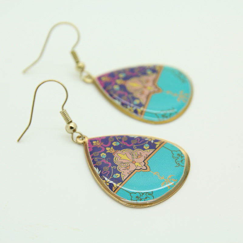 Persian Motifs Earrings, Yazd