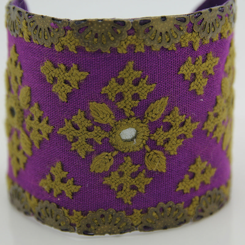 Regal Embellishment Bracelet, Purple