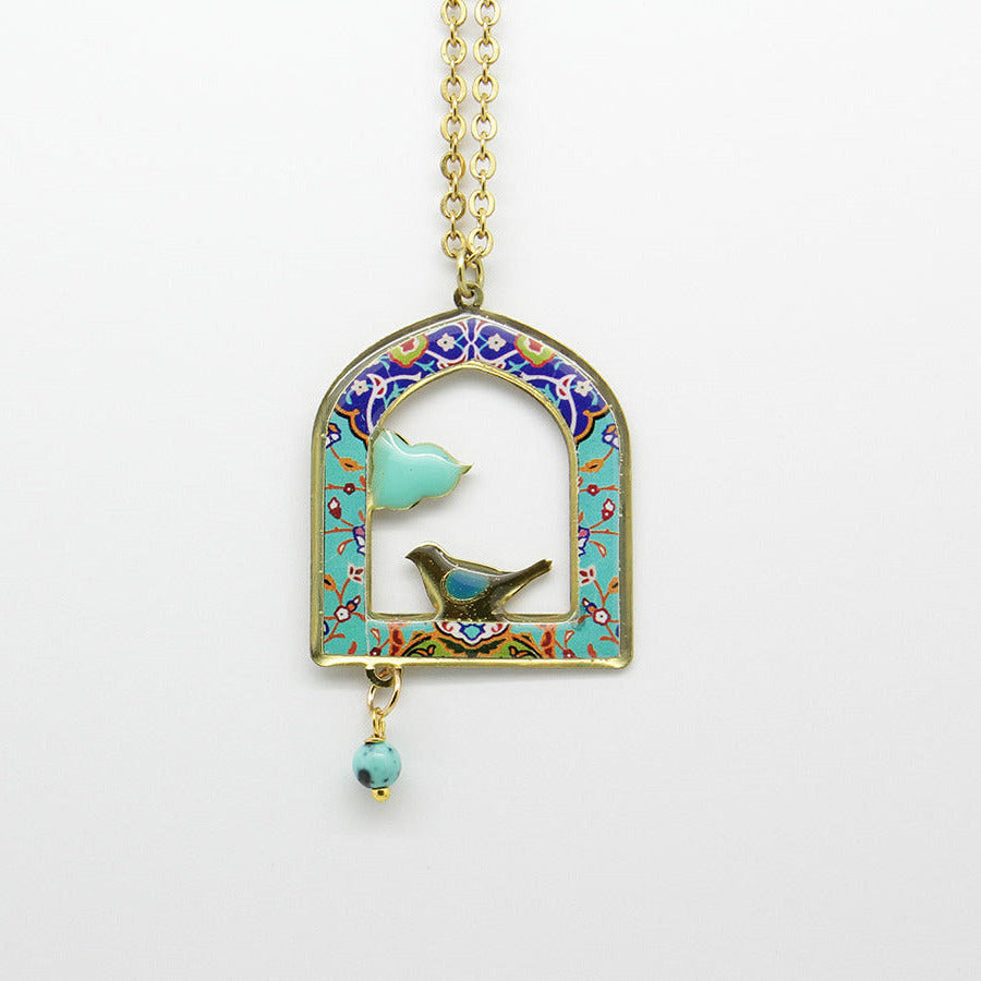 Persian Pattern Necklace, Persian handmade, Persian handmade Jewelry