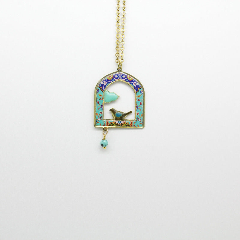 Persian Pattern Necklace, Persian handmade, Persian handmade Jewelry