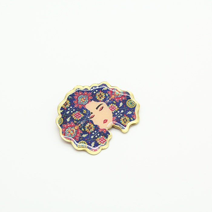 Women Life Freedom Brooch