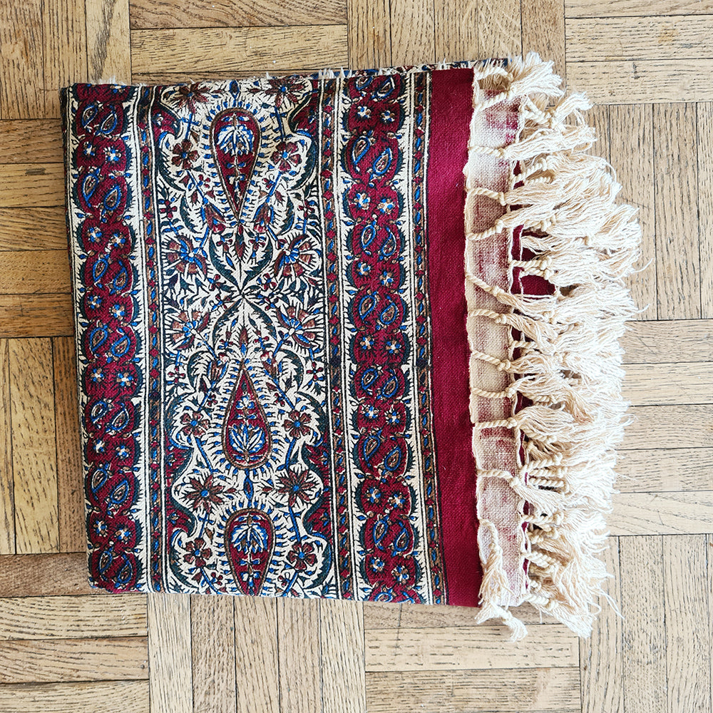 Blue "Ghalamkar" Tablecloth