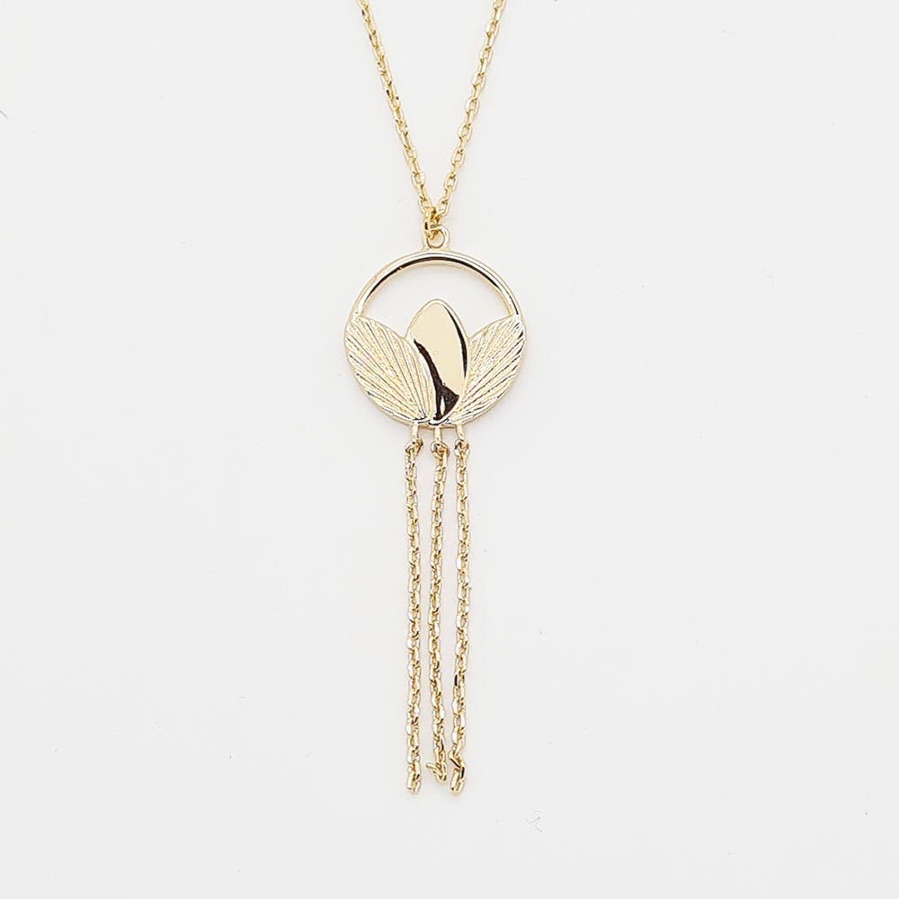 Gold Plated Silver Necklace - Yalda Concept Store Persan
