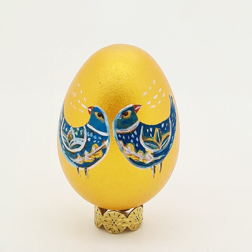 Hand painted wooden eggs – Yalda Concept Store Persan