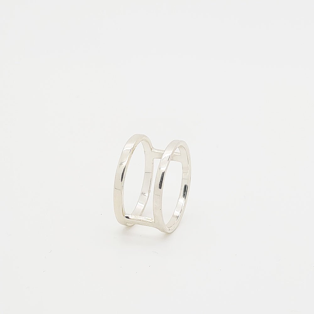 Minimalist Silver Ring - Yalda Concept Store Persan