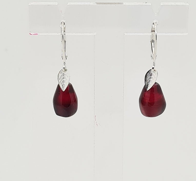 Pomegranate Earrings Single Seed - Yalda Concept Store Persan