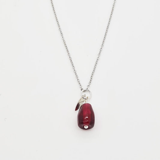 Pomegranate Necklace, Single Seed - Yalda Concept Store Persan