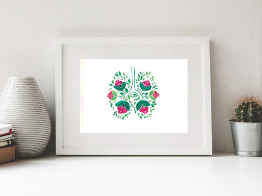 The breath of love , Illustration by Roshanak Ostad - Yalda Concept Store Persan