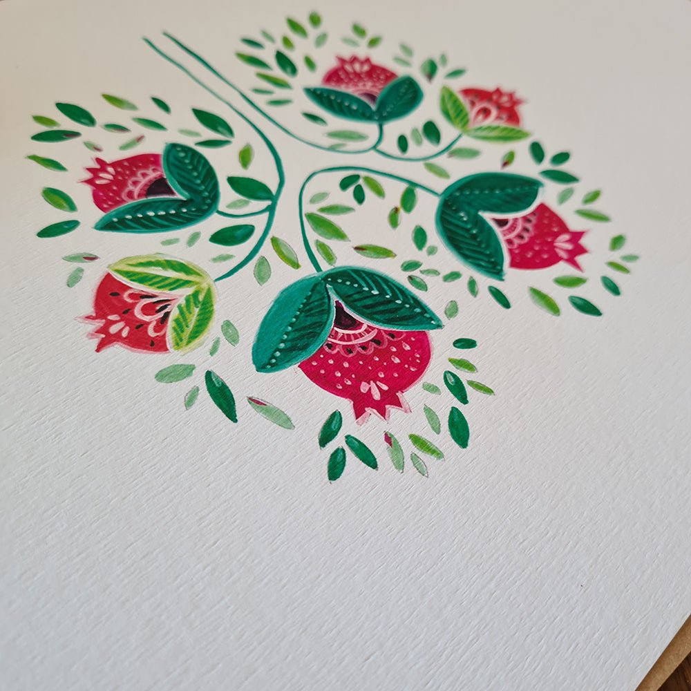 The breath of love , Illustration by Roshanak Ostad - Yalda Concept Store Persan