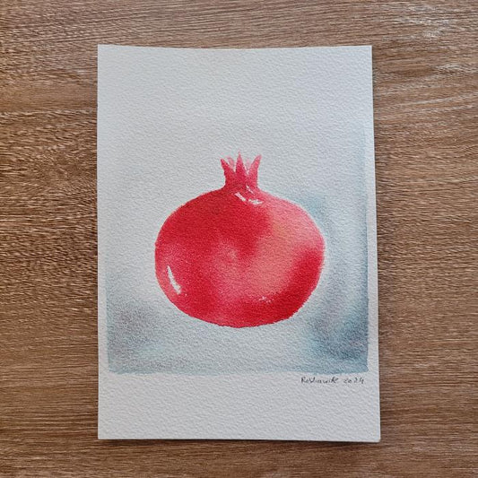 Original Pomegranate Watercolor