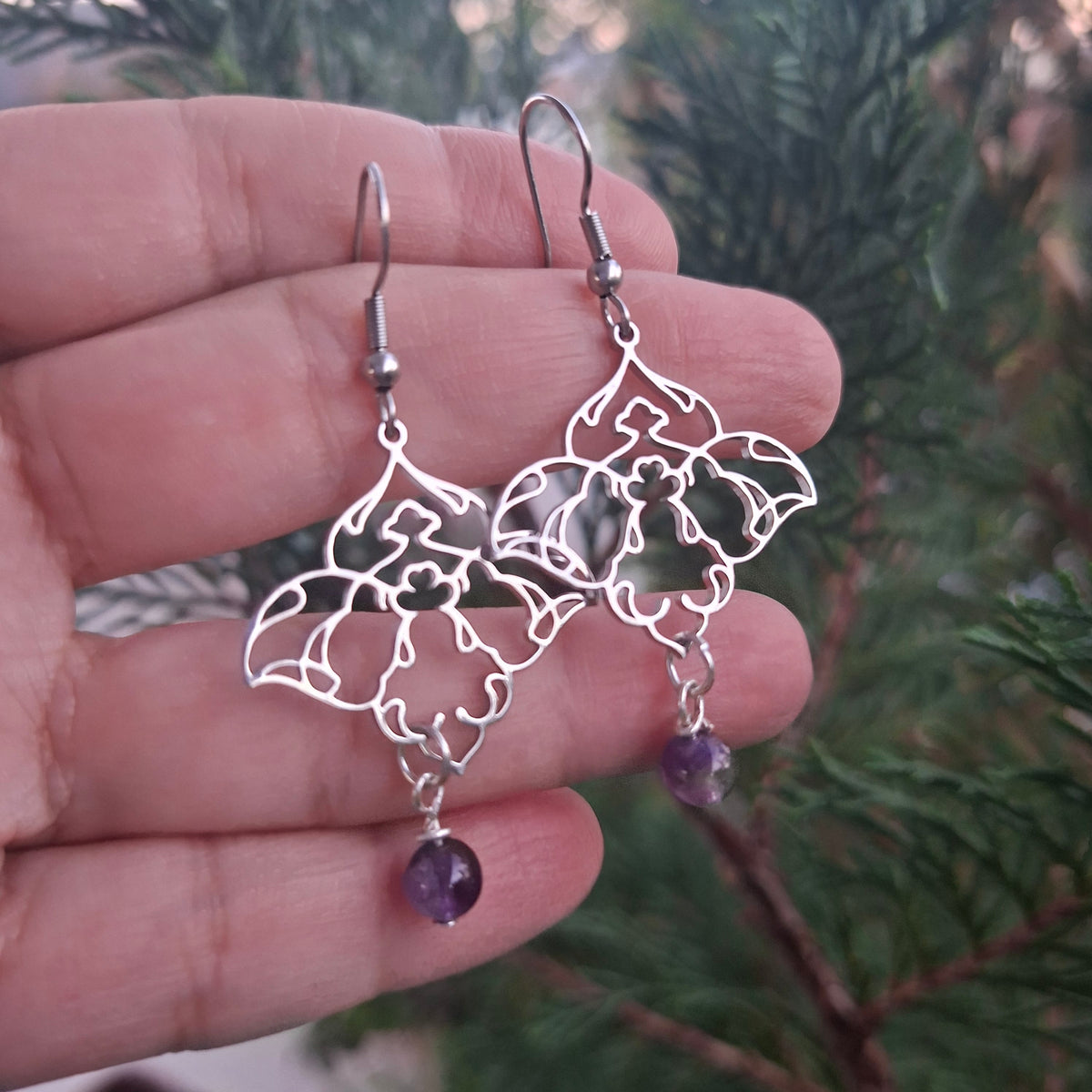 Persian Eslimi Amethyste earrings