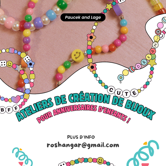 Fête d'anniversaire, Création bijoux