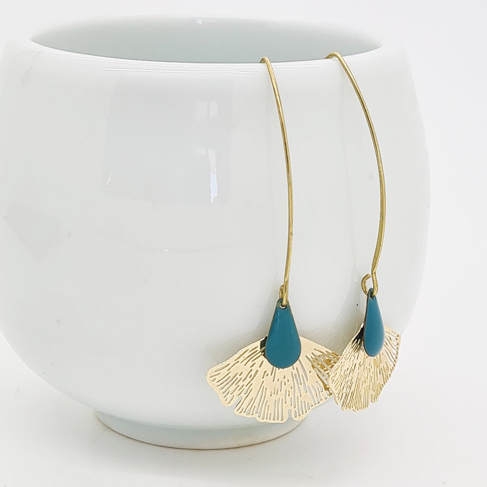 Ginkgo Embrace earrings