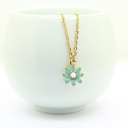 Blue flower Necklace