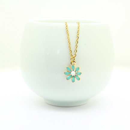 Blue flower Necklace