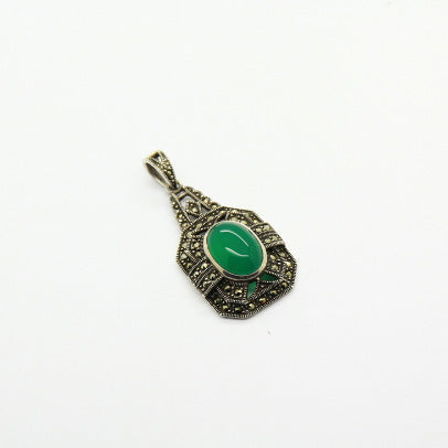 Green Agate Pendant