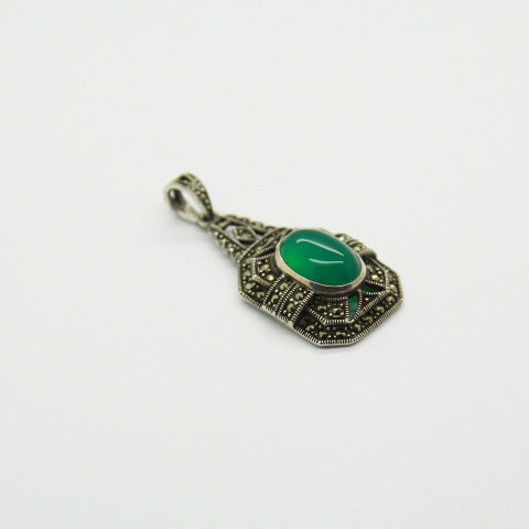 Green Agate Pendant