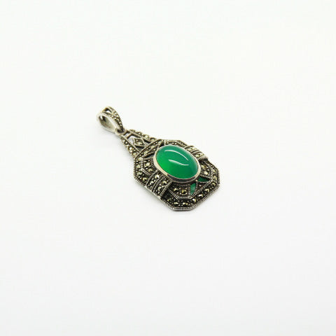 Green Agate Pendant