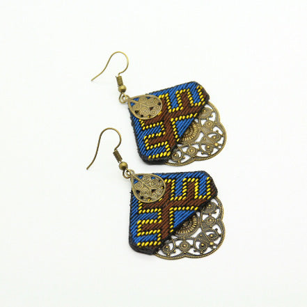 Persian Embroidered Earrings