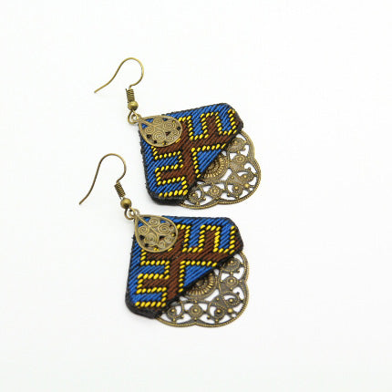 Persian Embroidered Earrings