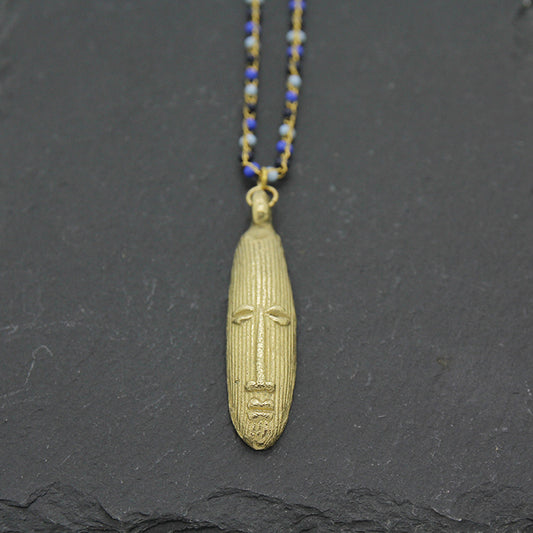 African Brass Necklace
