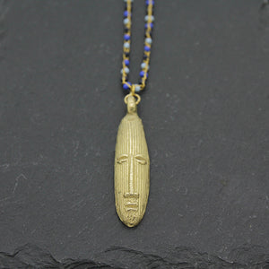 African Brass Necklace