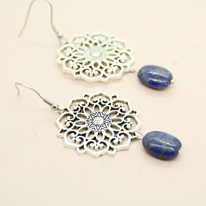 Lapis Babylon Drop Earrings