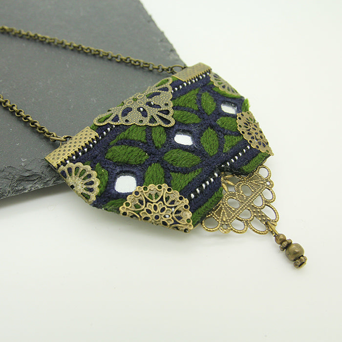 Momtaz Embroidered Necklace
