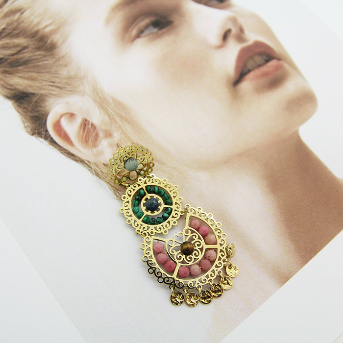 Colorful stones Earrings