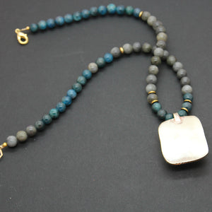 Labradorite and Apatite Stones