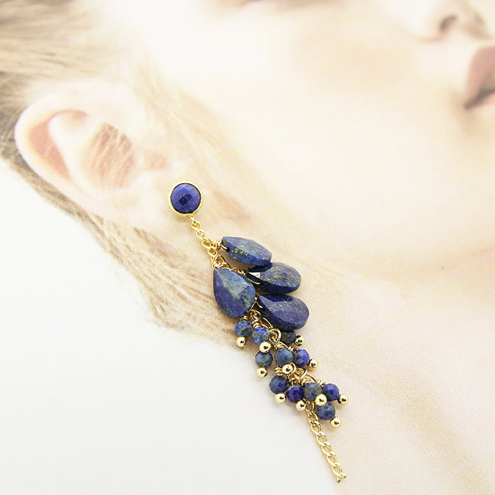 Lapis Lazuli Drps Earrings