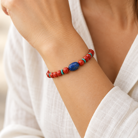 Lapis Elegance Bracelet - Yalda Concept Store Persan