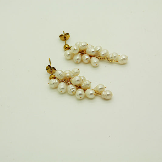 Natural pearls  Earrings