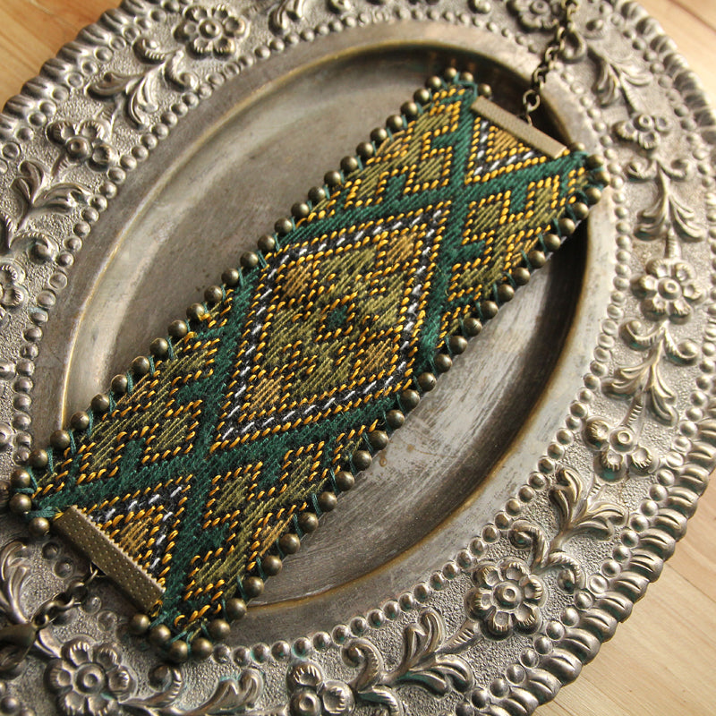 Persian Elegance Green Bracelet
