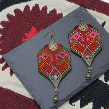 Load image into Gallery viewer, Embroidered Elegance Earrings
