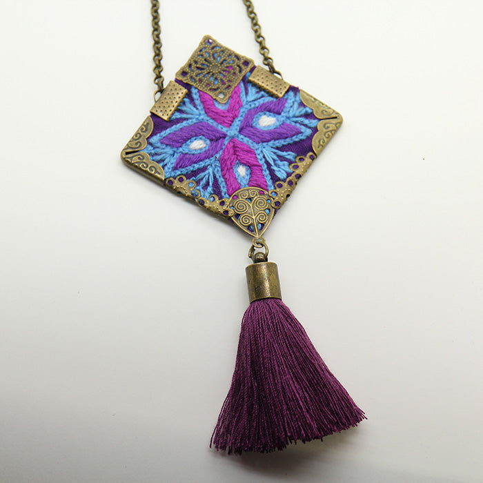Persian Embroidered Necklace