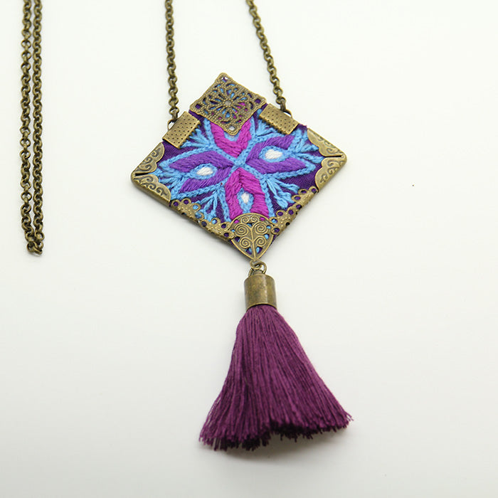 Persian Embroidered Necklace