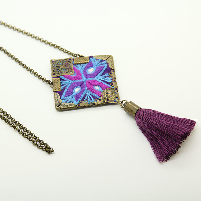 Persian Embroidered Necklace