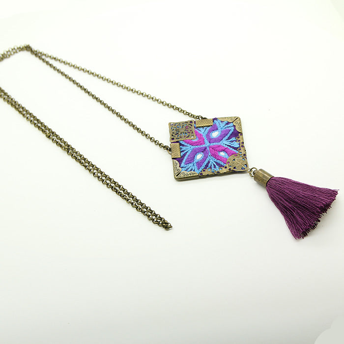Persian Embroidered Necklace