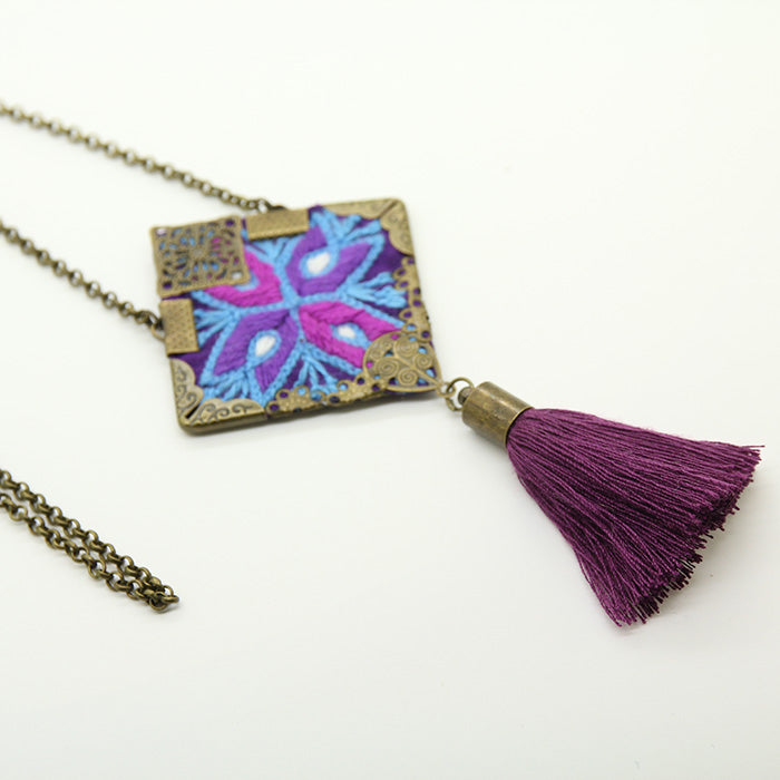 Persian Embroidered Necklace