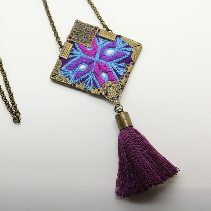 Persian Embroidered Necklace