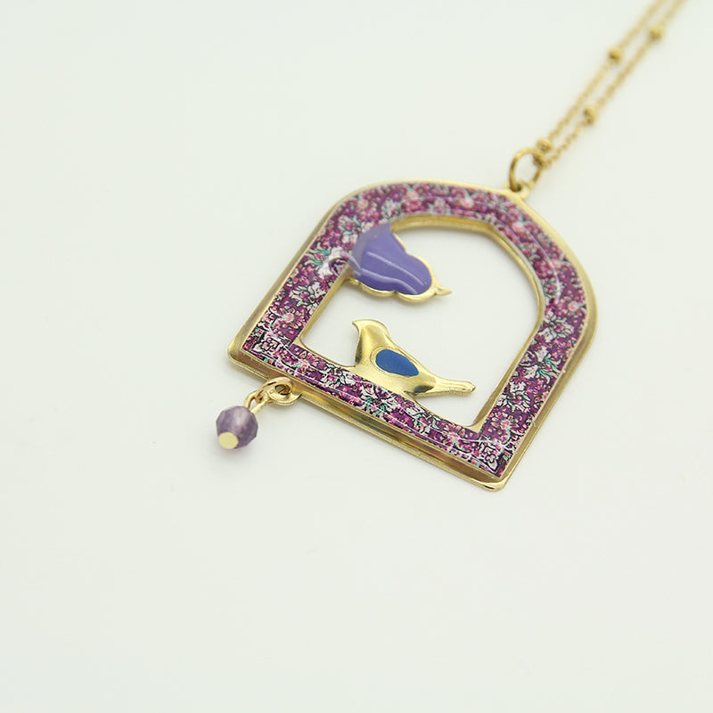 Freedom Iris Necklace