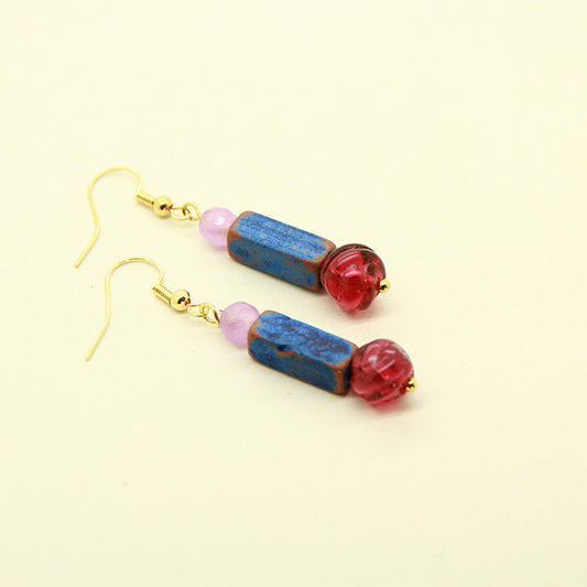 Bobylon Red Earrings