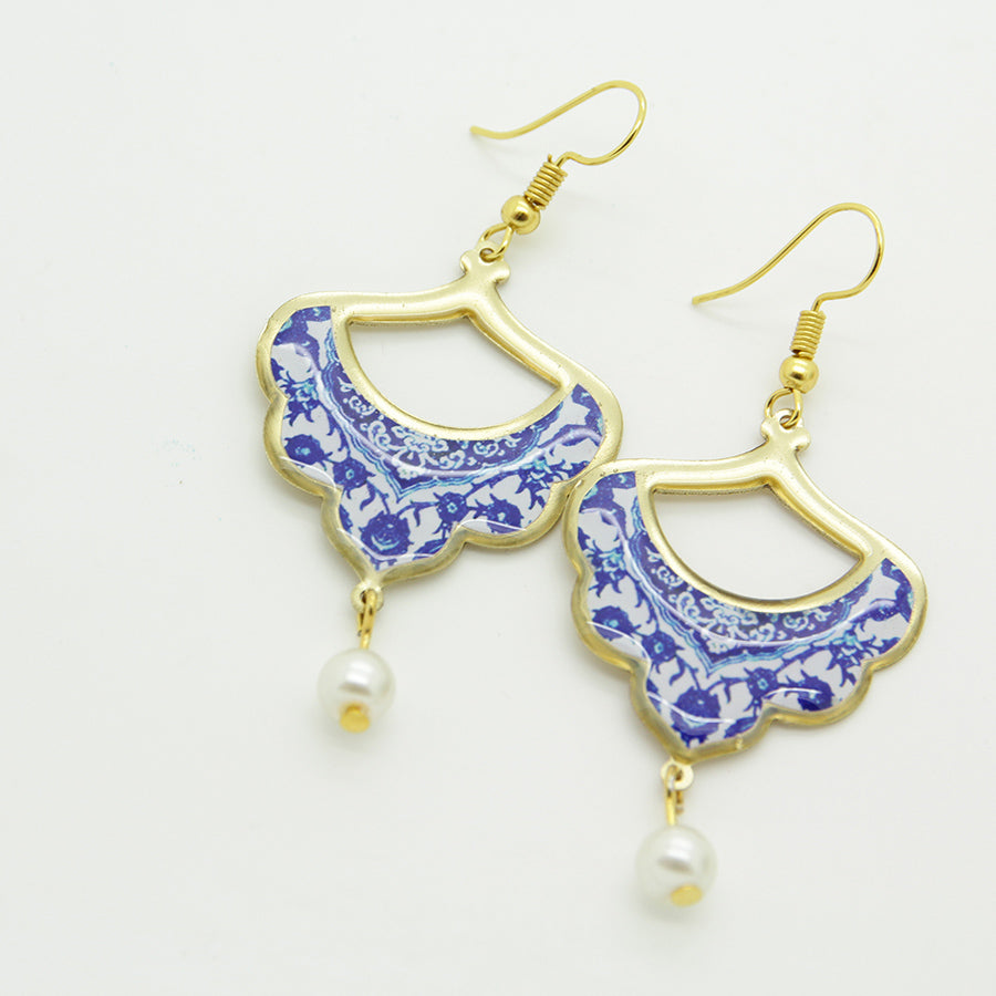 Sky and Sea Drop Earrings