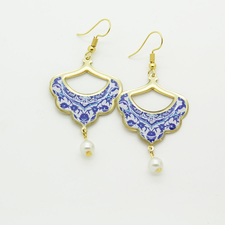 Sky and Sea Drop Earrings