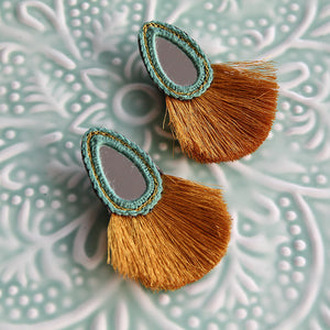 Persian Hand Embroidered Earrings